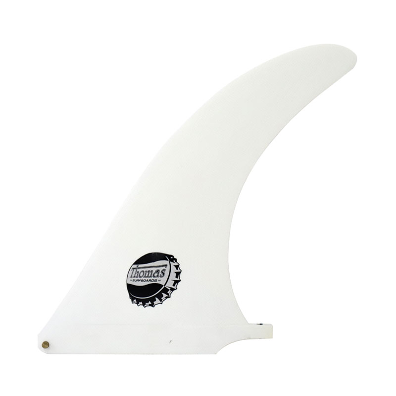 THOMAS SURFBOARDS Bowl Cut Fin White 8''
